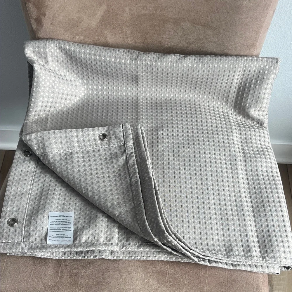 Gray Fabric Shower Curtain